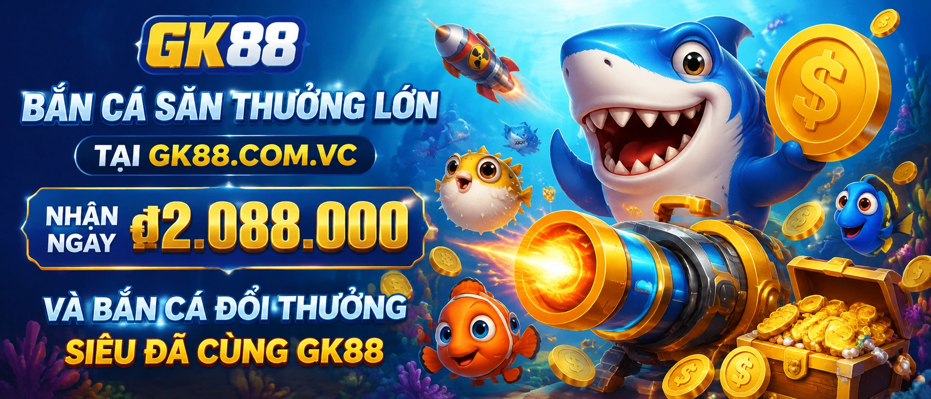 Bắn Cá GK88 tối ưu cho Android iOS và mobile web