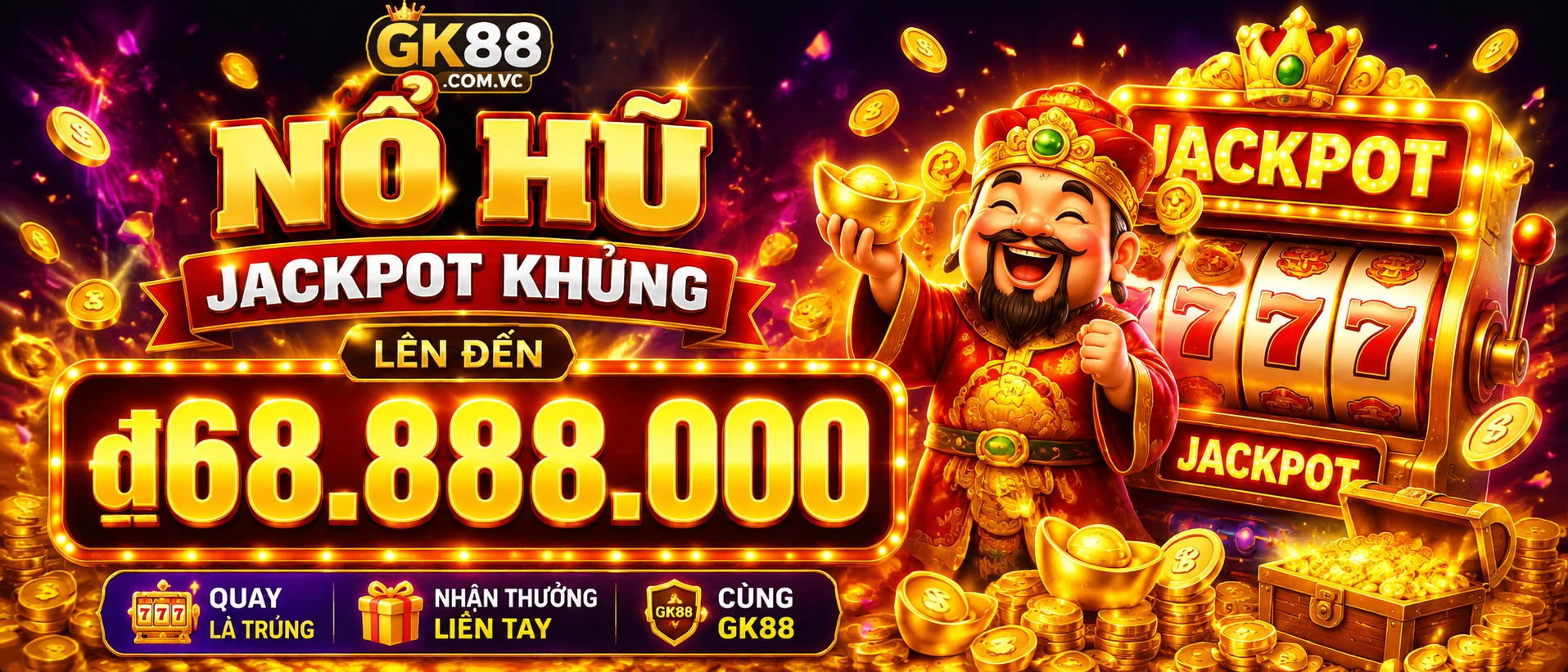 Màn hình GK88 Nổ Hũ trên thiết bị di động