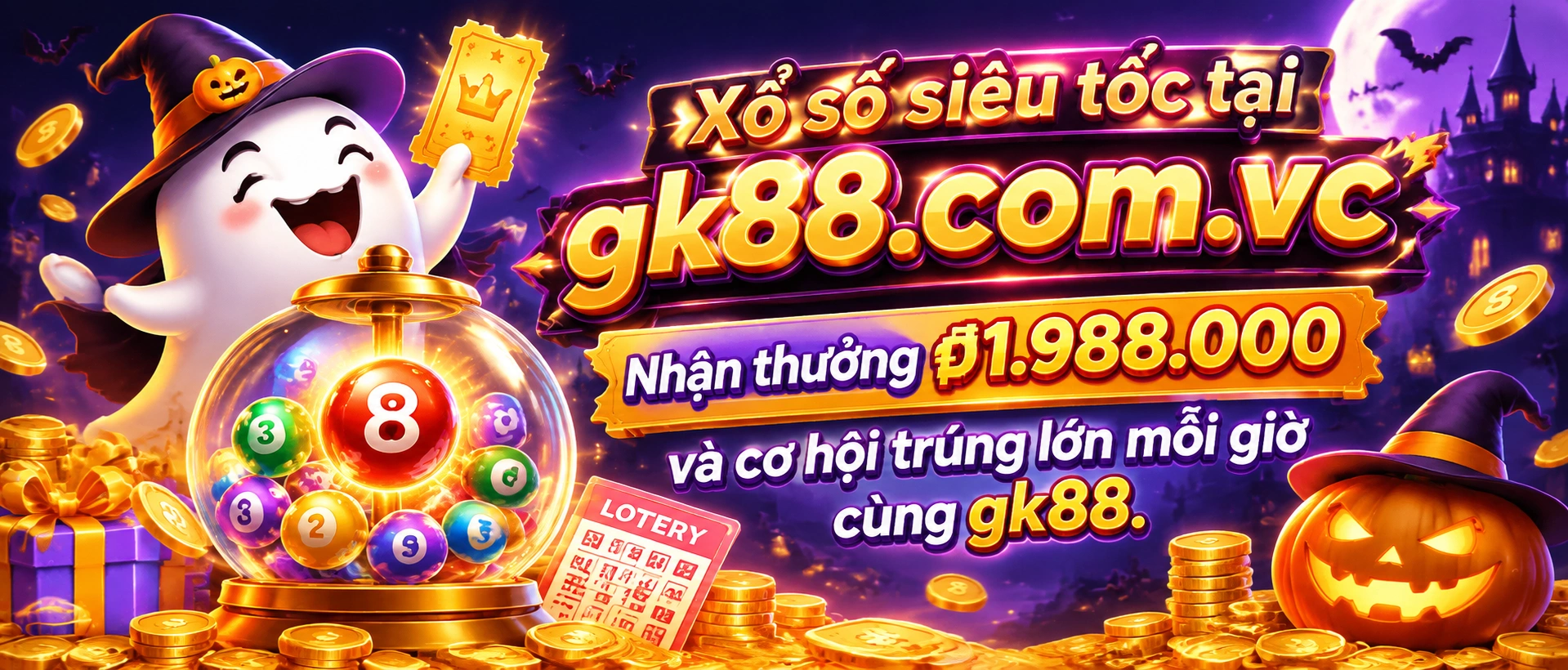 Giao diện trung tâm dữ liệu Xổ Số GK88