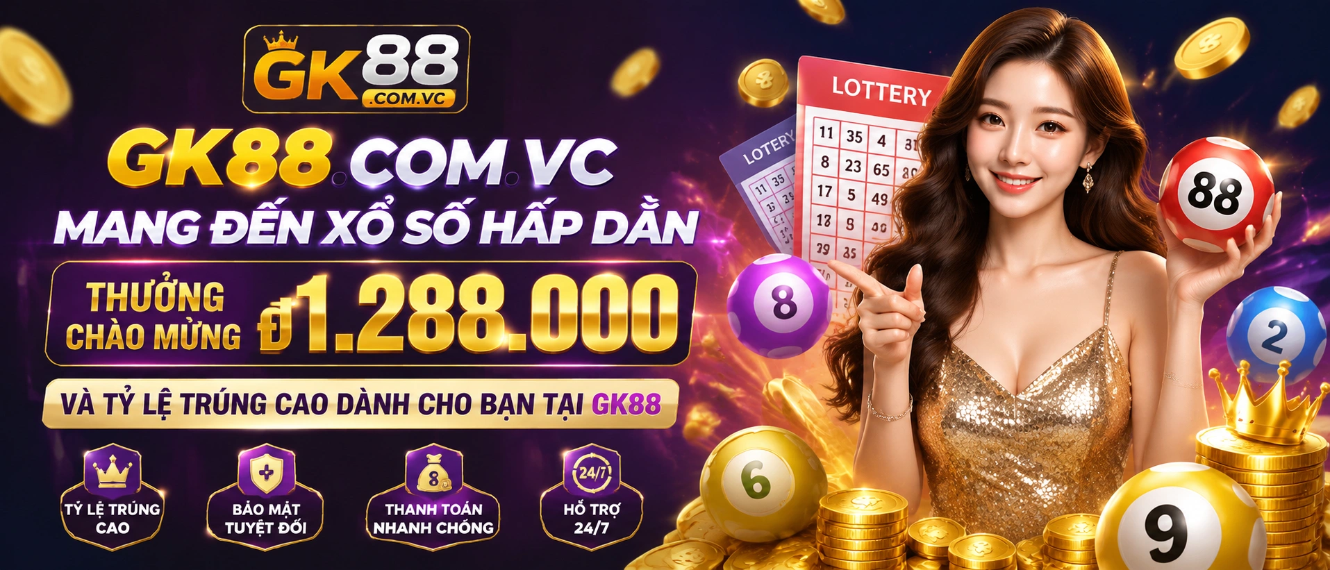Giao diện Xổ Số GK88 tối ưu cho điện thoại